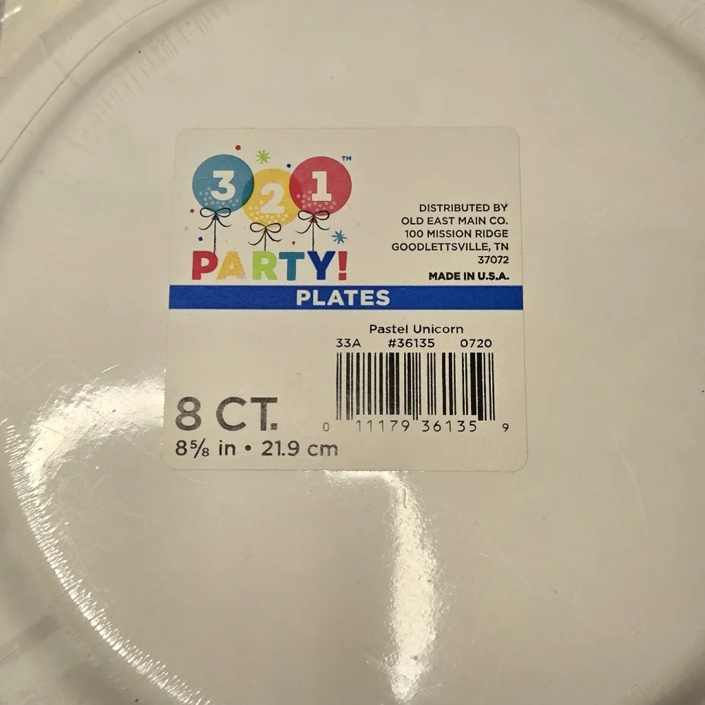 Pastel Unicorn Rainbow Party Supplies Set Birthday Party! 